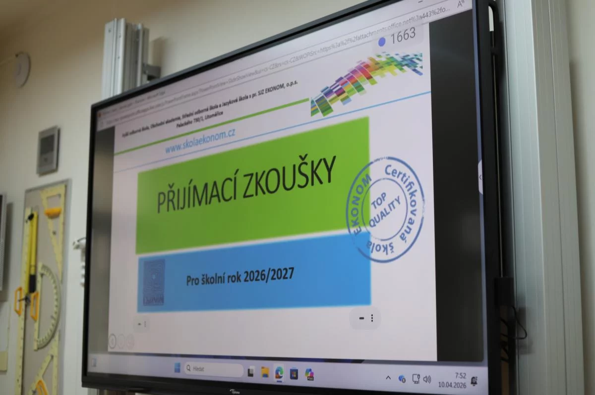 Přijímací řízení na škole EKONOM
